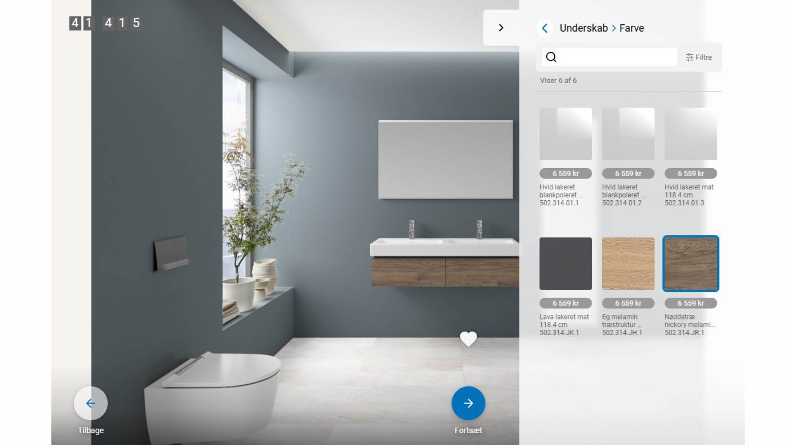 Stort badeværelse med Geberit ONE Stort badeværelse med Geberit ONE