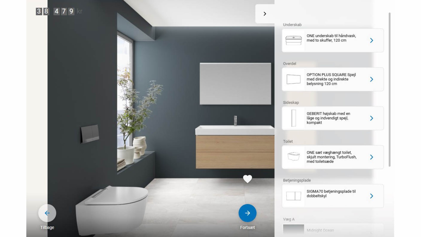 Planlæg dit badeværelse med Geberit designværktøj Planlæg dit badeværelse med Geberit designværktøj