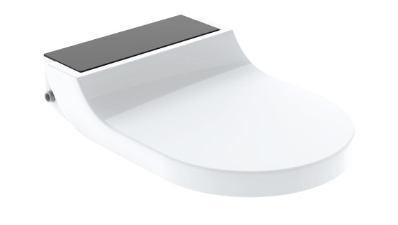 AquaClean Tuma Comfort douchetoiletsæde, sort glas