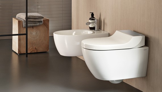 AquaClean Tuma Comfort douchetoilet, rustfri stål