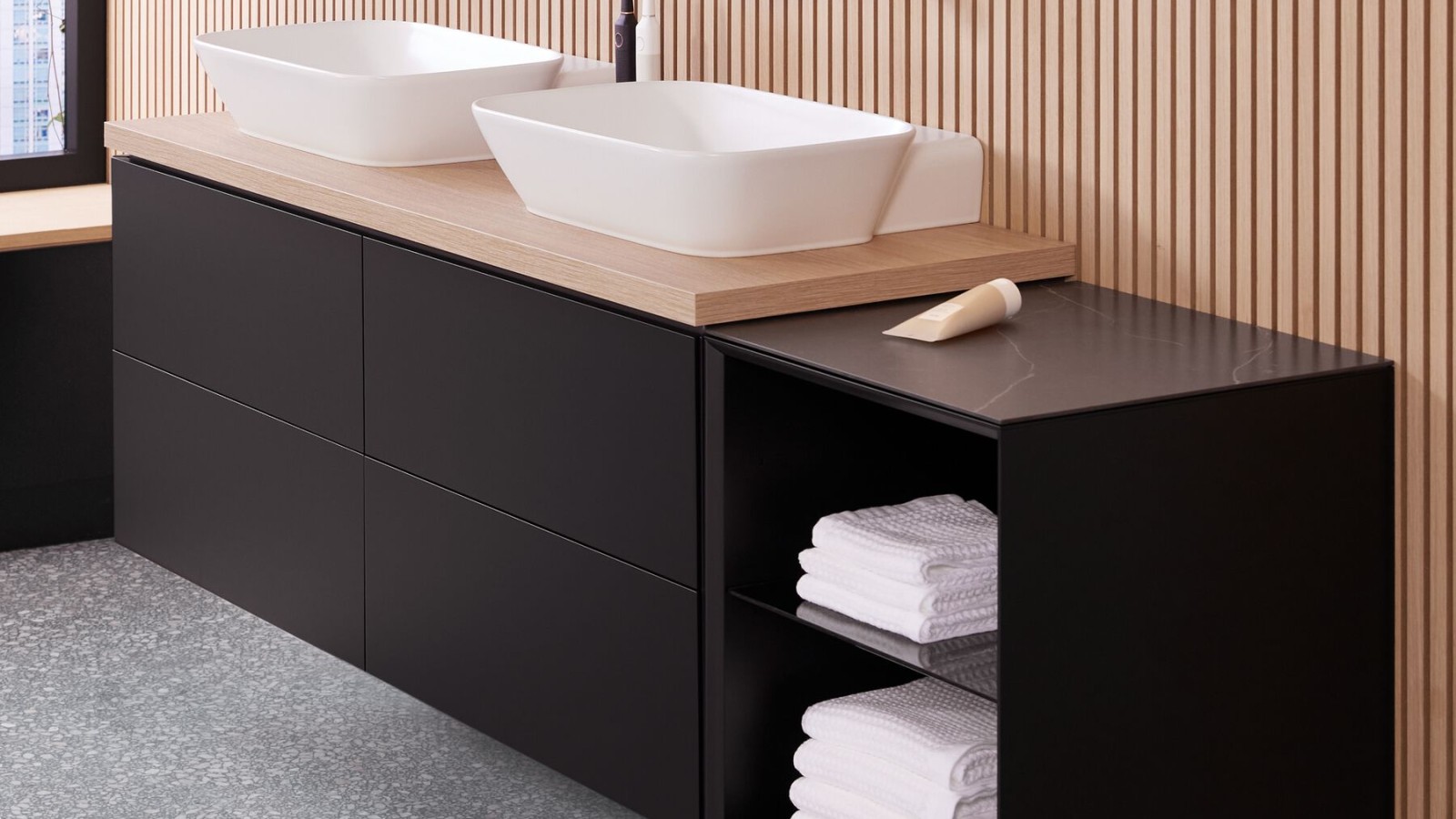 Geberit ONE with double washbasin