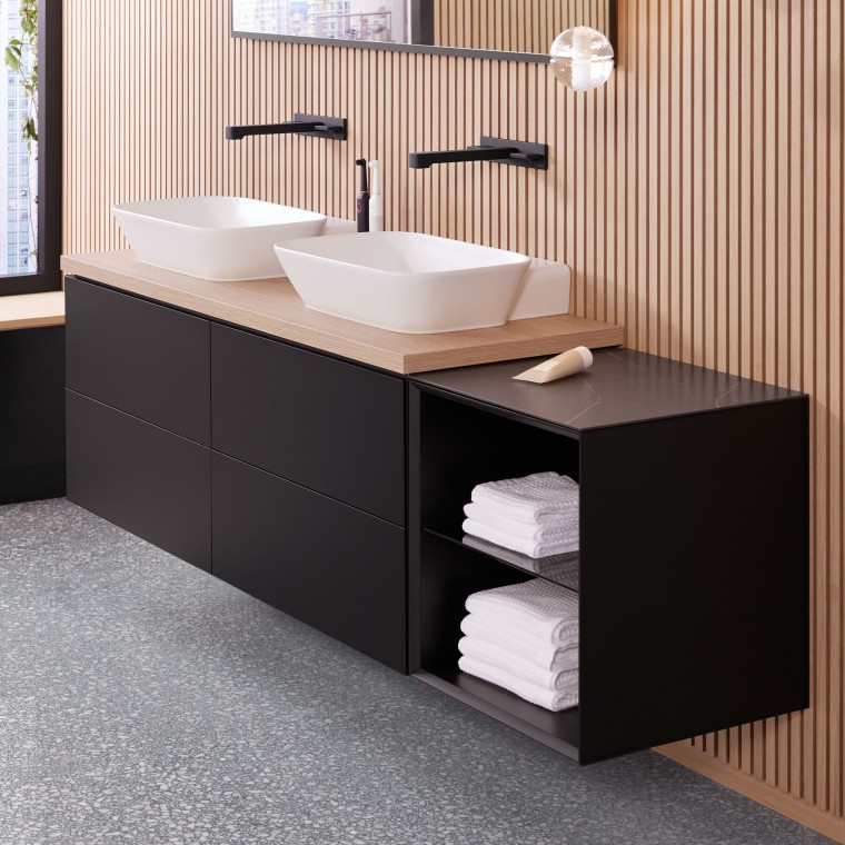 Geberit ONE badeværelsesmøbel i sort Geberit ONE badeværelsesmøbel i sort