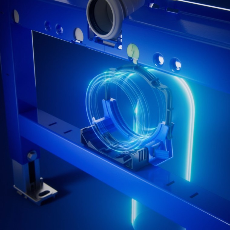 Let justerbar fixering af afløbet