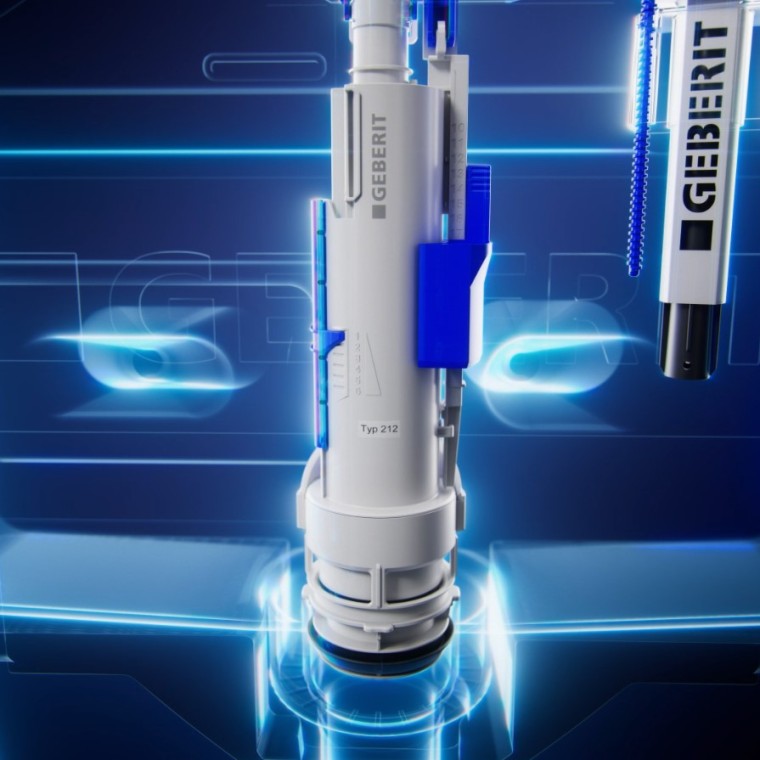 Justerbart og støjsvagt skyl