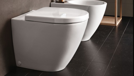 iCon gulvstående back-to-wall toilet