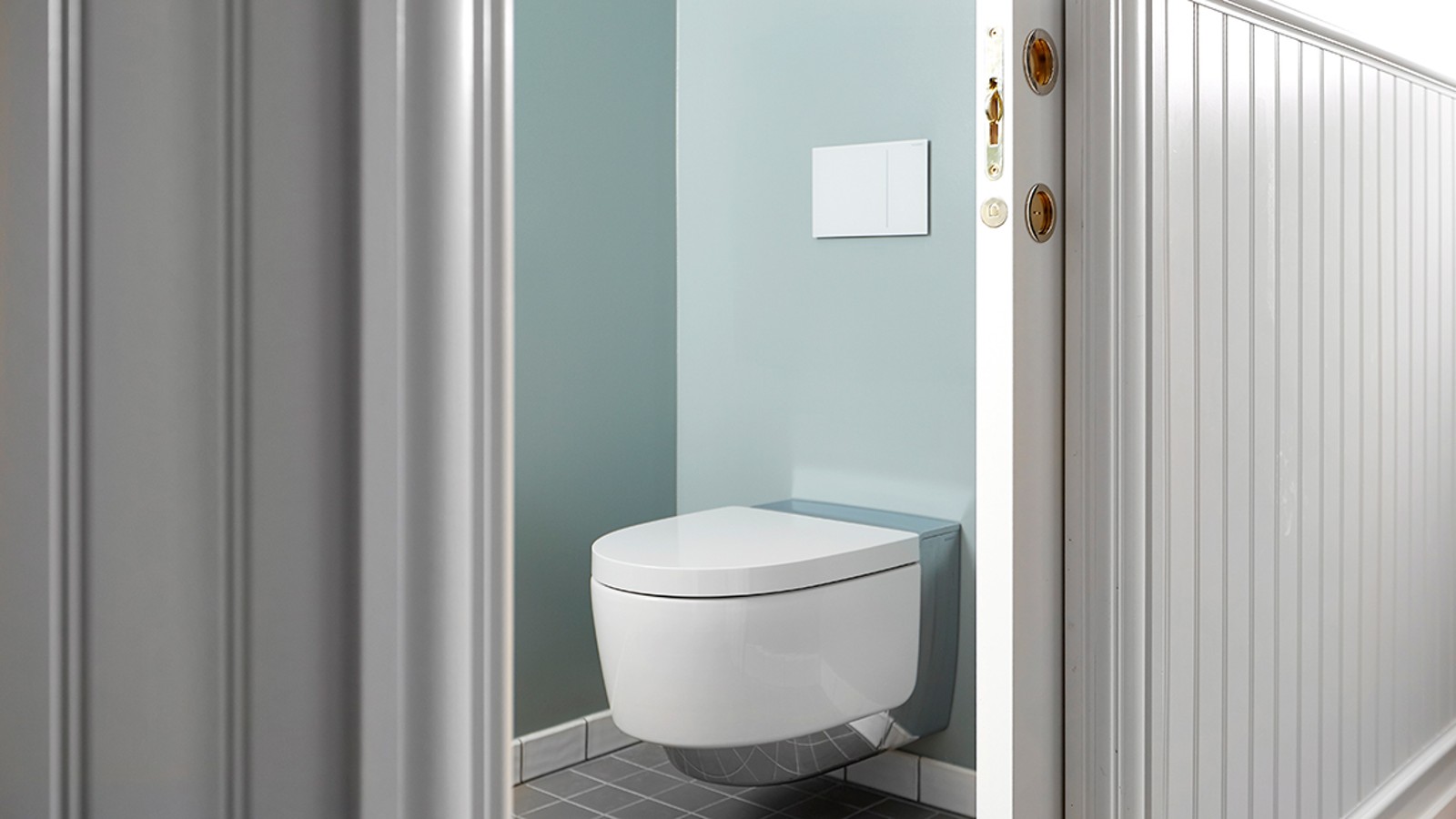 Geberit AquaClean Mera douchetoilet på Hvidbjerg Strandhotel Geberit AquaClean Mera douchetoilet på Hvidbjerg Strandhotel