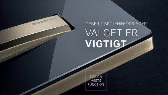 Billede af Geberit betjeningsplade brochuren