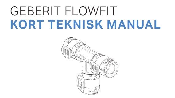 Billede af teknisk manual FlowFit Billede af teknisk manual FlowFit