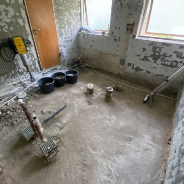 Badeværelsesrenovering før Badeværelsesrenovering før