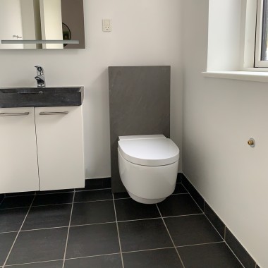 Renovering af toilet (© Peter Mølgaard, Geberit A/S) Renovering af toilet (© Peter Mølgaard, Geberit A/S)