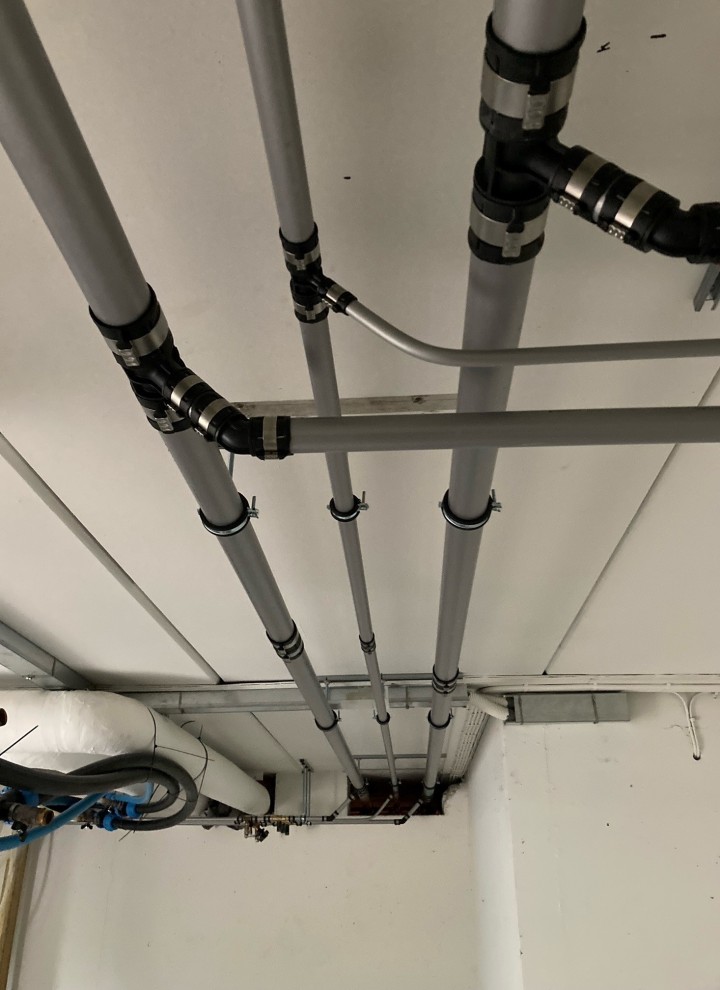 FlowFit rørsystem på Rymarksvænget (© Øens VVS) FlowFit rørsystem på Rymarksvænget (© Øens VVS)