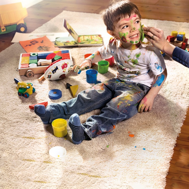 Barn dækket af maling Barn dækket af maling