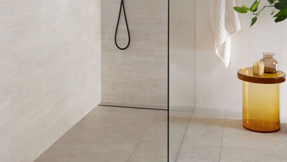Bruseniche med Cleanline50 afløb