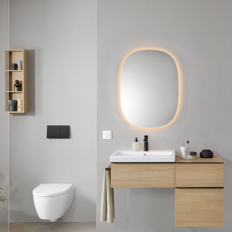 Geberit iCon håndvaskemøbel med sideskab Geberit iCon håndvaskemøbel med sideskab