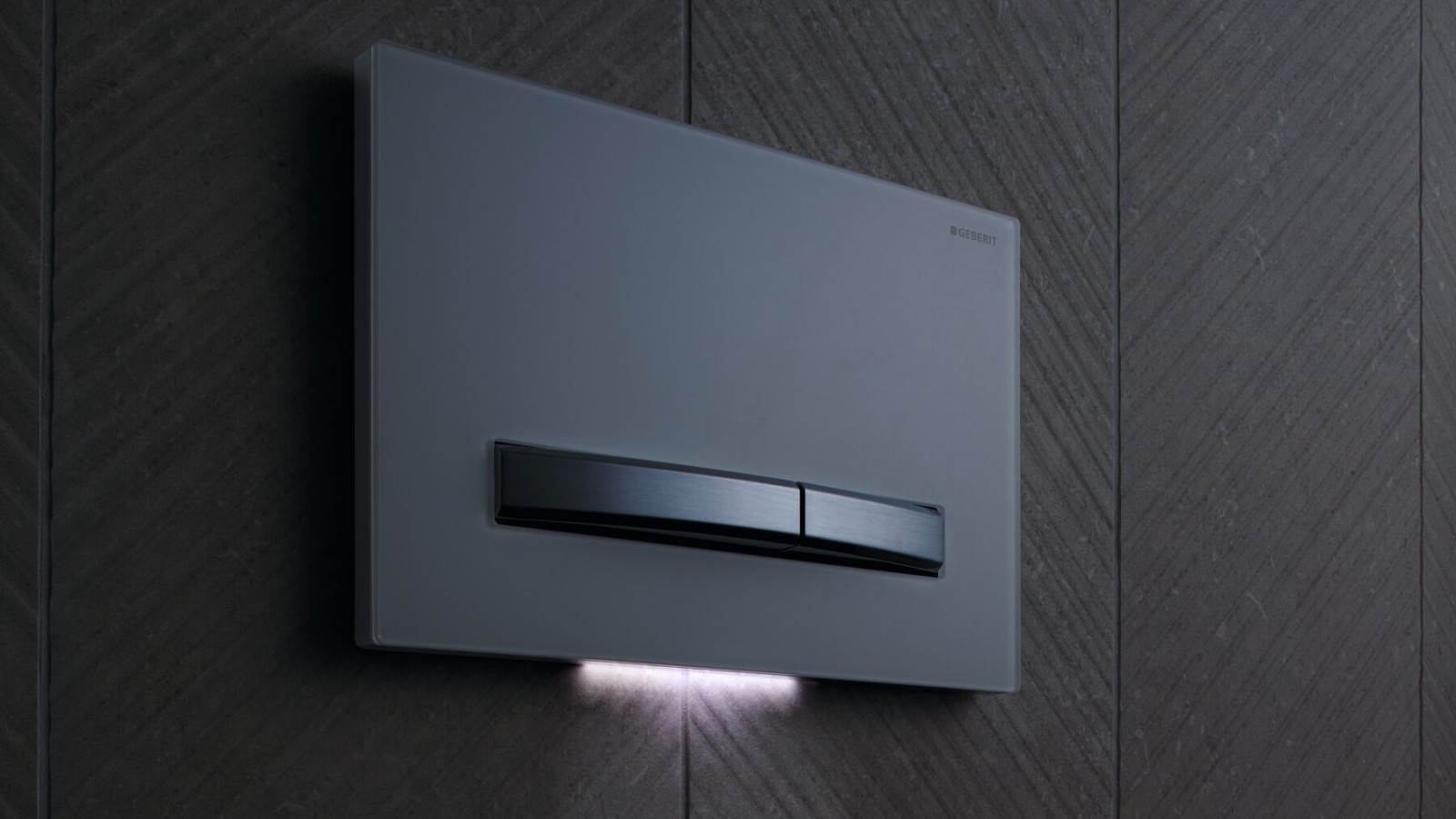 Geberit Sigma50 i hvid med orienteringslys Geberit Sigma50 i hvid med orienteringslys