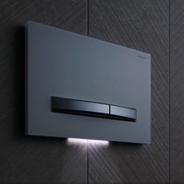 Geberit Sigma50, square, med orienteringslys Geberit Sigma50, square, med orienteringslys