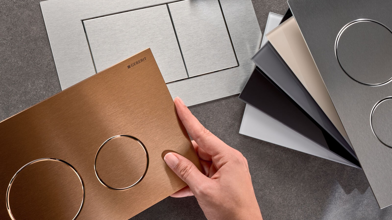 Geberit Sigma40 betjeningsplade Geberit Sigma40 betjeningsplade