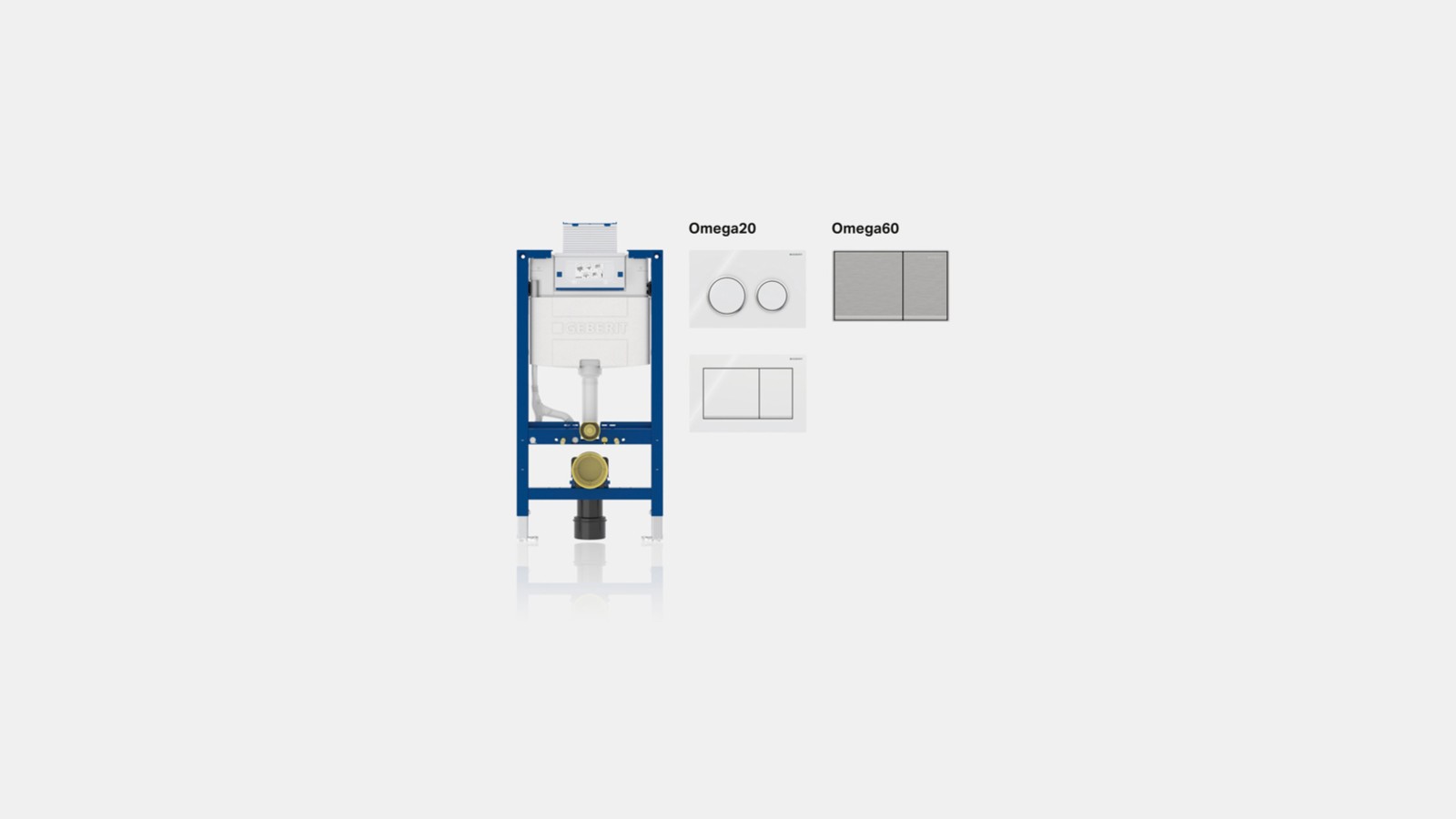 Geberit Omega skyllesystem Geberit Omega skyllesystem