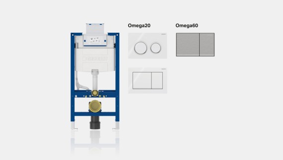 Geberit Omega skyllesystem Geberit Omega skyllesystem