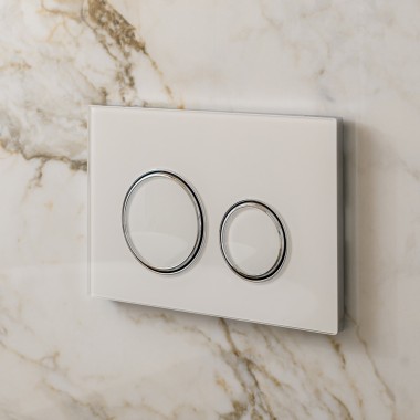 Geberit Sigma50 betjeningsplade i rund Geberit Sigma50 betjeningsplade i rund