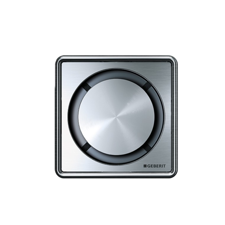 Designafdækningen til gulvafløb til brusenicher i en rund version