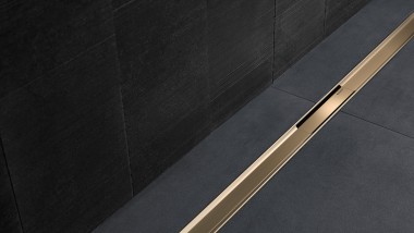 CleanLine afløbsrende i Champagne CleanLine afløbsrende i Champagne