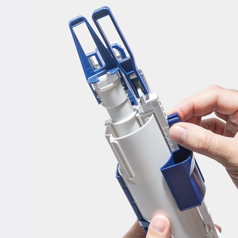 Type 212 skylleventilen tilbyder alsidige indstillinger, der gør det nemt at justere skyllemængden.