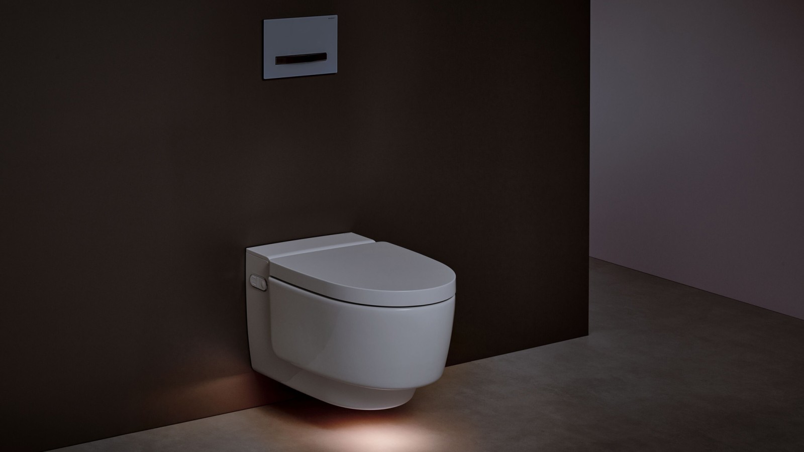 Geberit AquaClean Mera Comfort med orienteringslys Geberit AquaClean Mera Comfort med orienteringslys