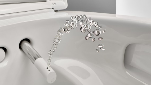 Geberit AquaClean shower toilet with WhirlSpray Geberit AquaClean shower toilet with WhirlSpray