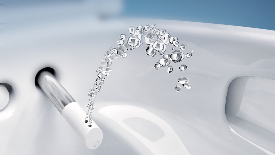 Geberit WhirlSpray-skylleteknologi