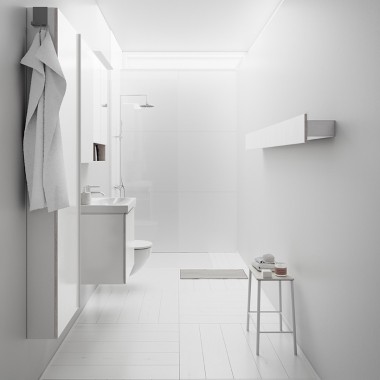 Geberit Acanto hvid, badeværelsesmøbler
