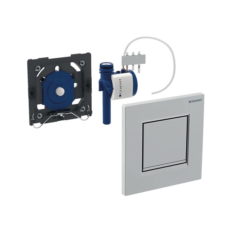 Urinalstyring med pneumatisk skyllestyring Urinalstyring med pneumatisk skyllestyring