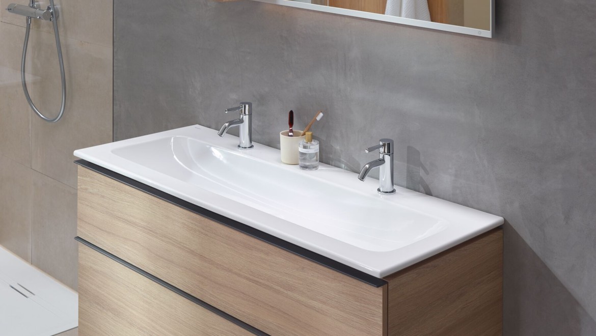Geberit iCon dobbeltvask Geberit iCon dobbeltvask