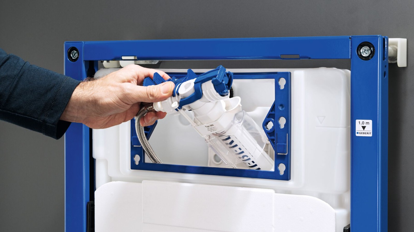 Type 212 skyllegarniture installation