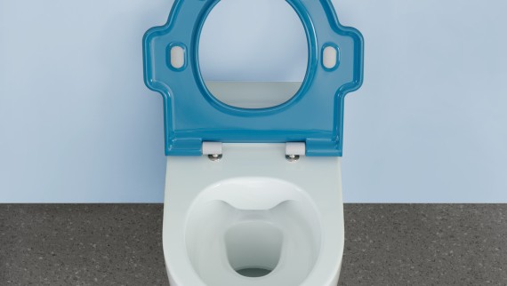 Geberit Bambini gulvstående toilet med Rimfree®