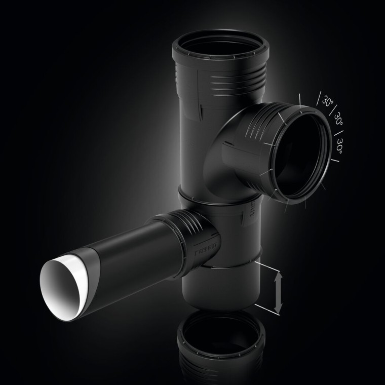 Geberit Silent-PP specialfitting Geberit Silent-PP specialfitting