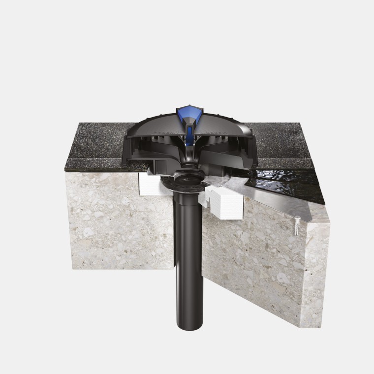 Betontag med bitumen-tagfolie Betontag med bitumen-tagfolie