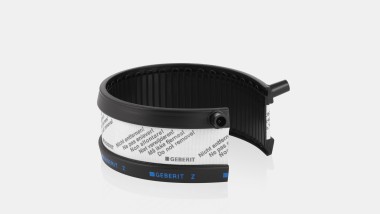 Geberit Pluvia: Nem installation af ankerpunkterne med Geberit elektrosvejsebånd.