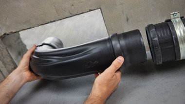 Geberit Silent-Pro SuperTube pladsbesparende afløb