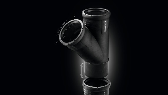 Geberit Silent-Pro lydisolerende afløbsrør Geberit Silent-Pro lydisolerende afløbsrør