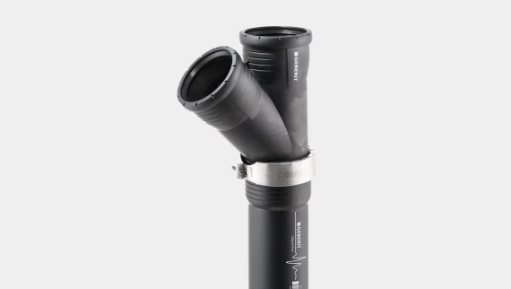 Geberit Silent-Pro med spændebøjle