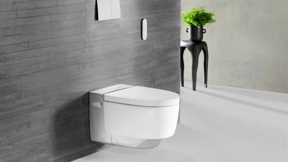 Geberit AquaClean Mera Comfort i krom med Sigma
