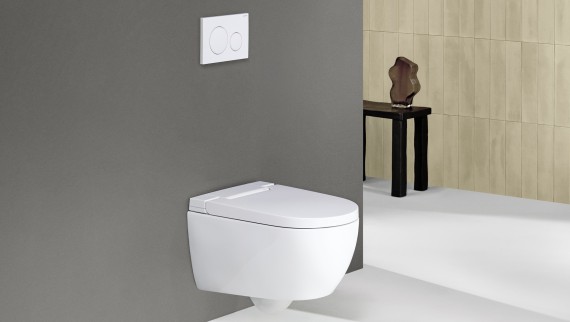 Geberit AquaClean Alba med Sigma20-fjernbetjening
