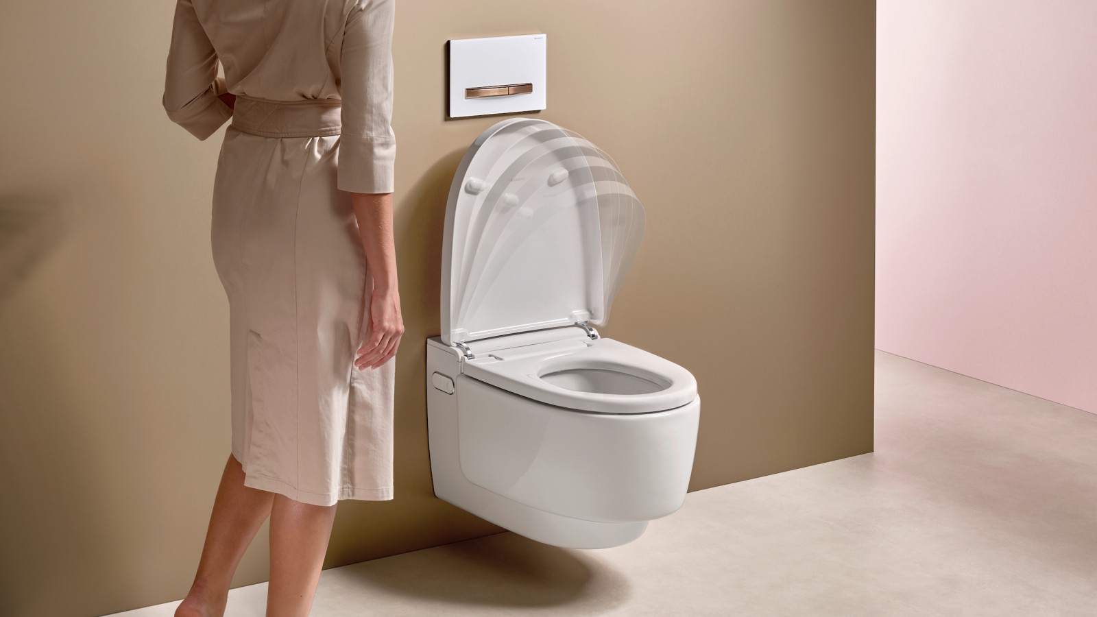 Geberit AquaClean Mera med automatisk toiletlåg