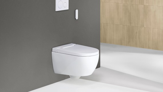 Geberit AquaClean Alba med Sigma20 fjernbetjening