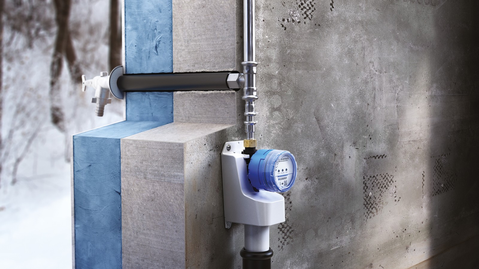 Geberit HS01 hygiejneskylsenhed (© Geberit) Geberit HS01 hygiejneskylsenhed (© Geberit)