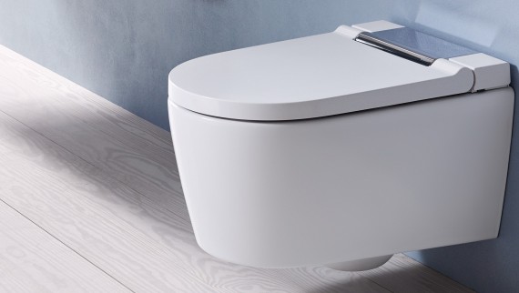 AquaClean Sela douchetoilet, krom