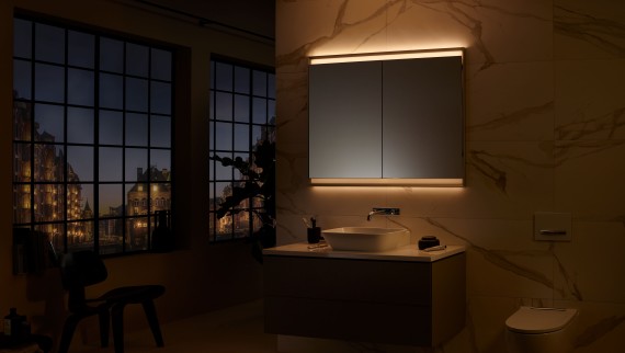 Geberit ONE spejlskab med ComfortLight (© Geberit) Geberit ONE spejlskab med ComfortLight (© Geberit)