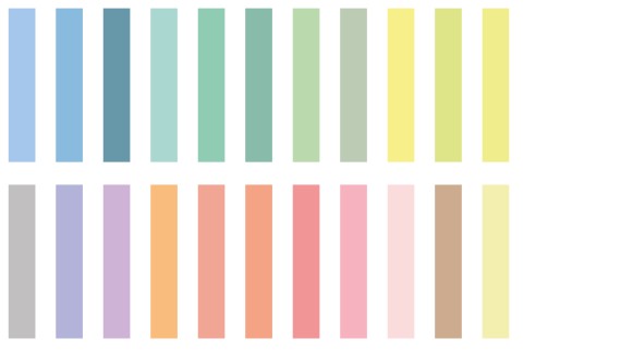 Pastelfarver