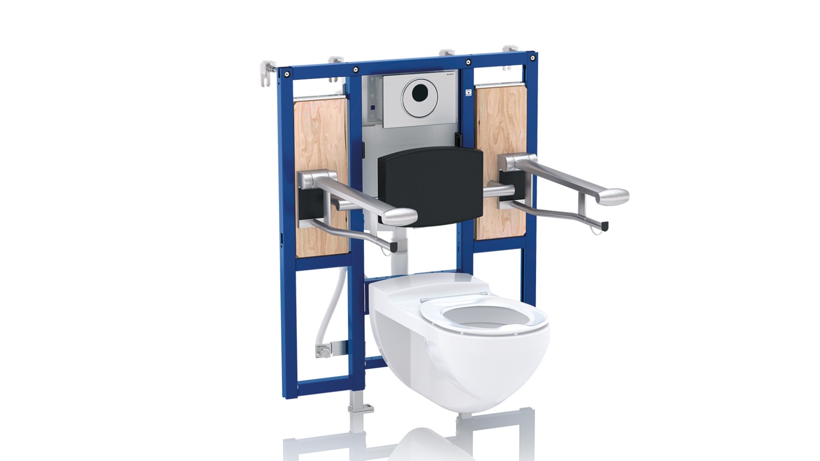 Barrierefrit toilet med et Geberit Duofix installationselement Barrierefrit toilet med et Geberit Duofix installationselement